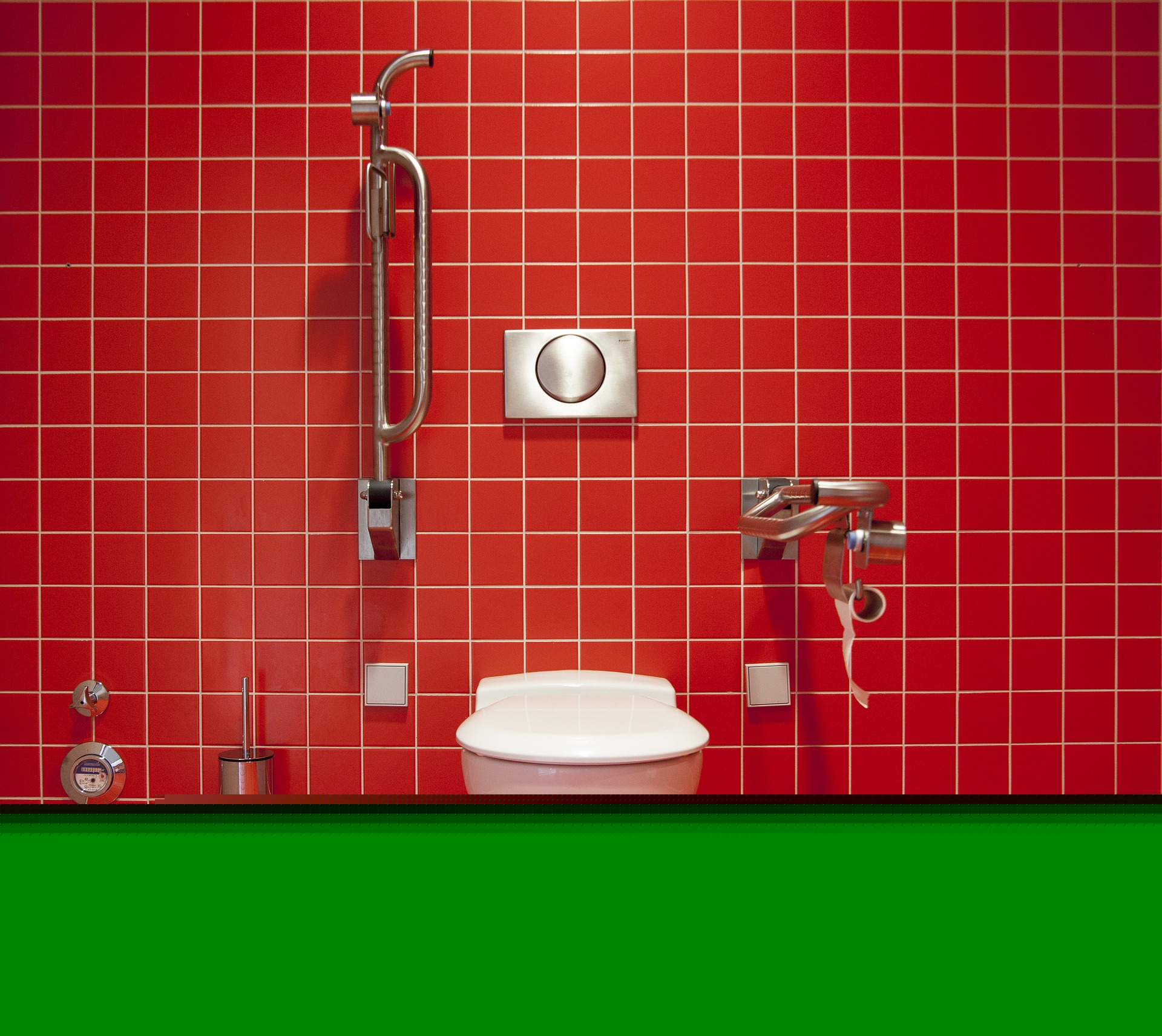 Sanitaires motif 'Shining'